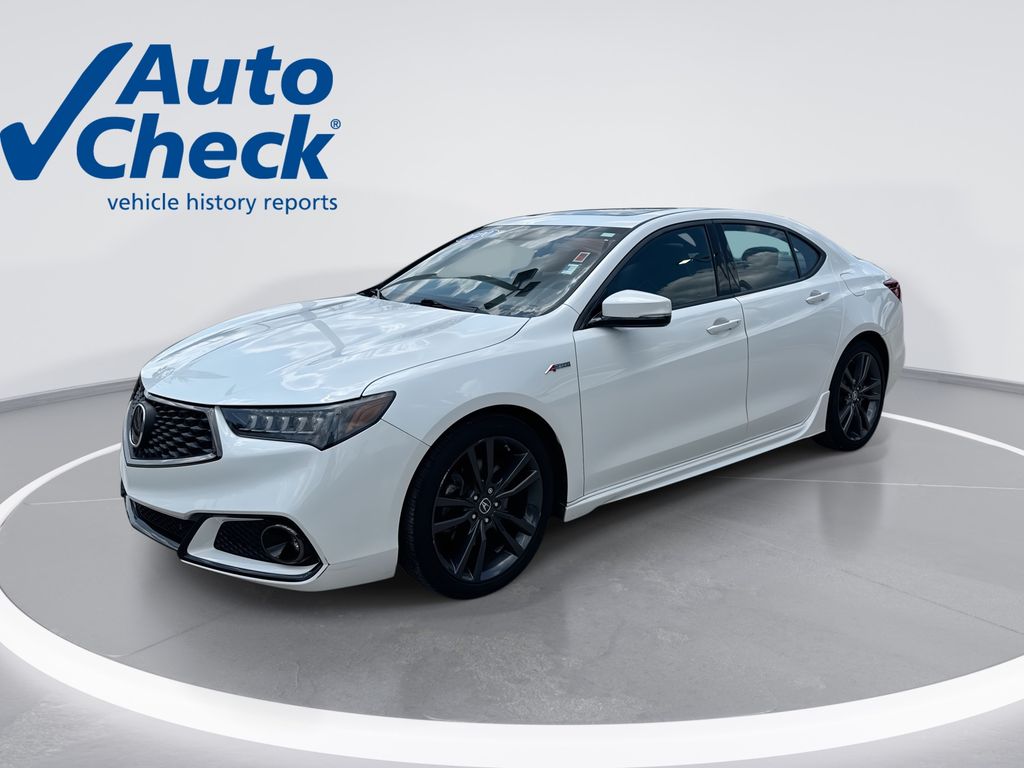 Platinum White Pearl 2020 Acura TLX Sedan Front-Wheel Drive 8-Speed Dual Clutch