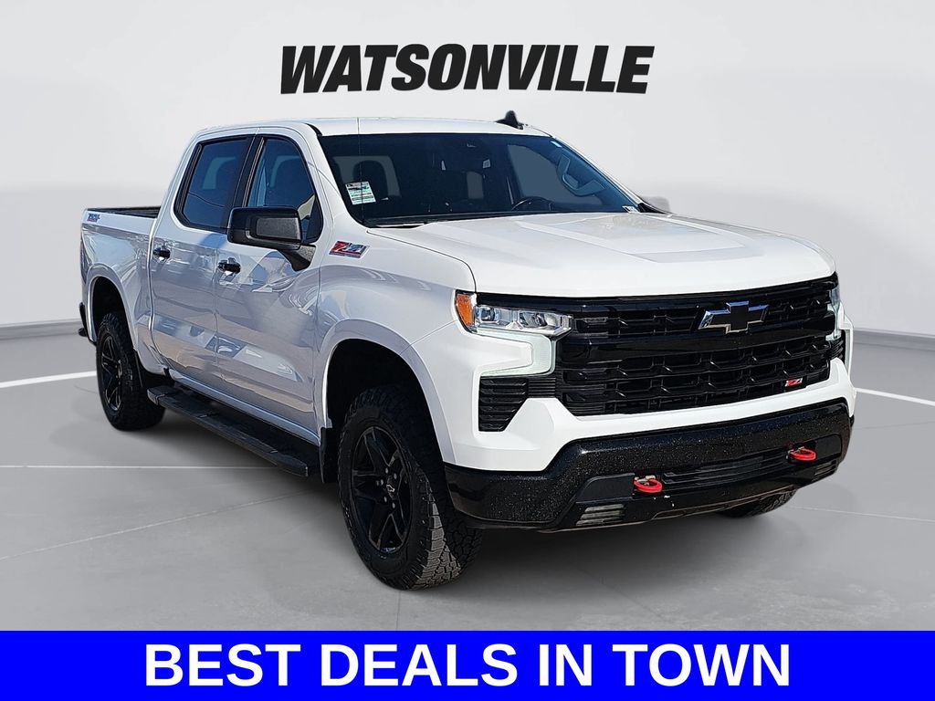 Summit White 2024 Chevrolet Silverado 1500 Pickup Truck Four-Wheel Drive Automatic