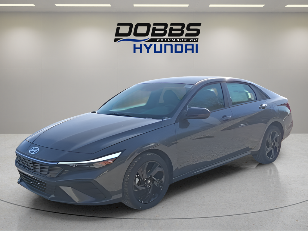 Ecotronic Gray 2026 Hyundai Elantra Sedan Front-Wheel Drive Continuously Variable Transmission