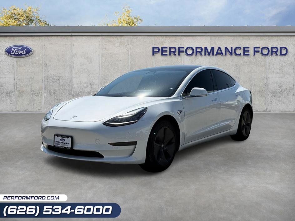 Pearl White Multi-Coat 2020 Tesla Model 3 Standard Range AWD Sedan All-Wheel Drive 1-Speed Automatic