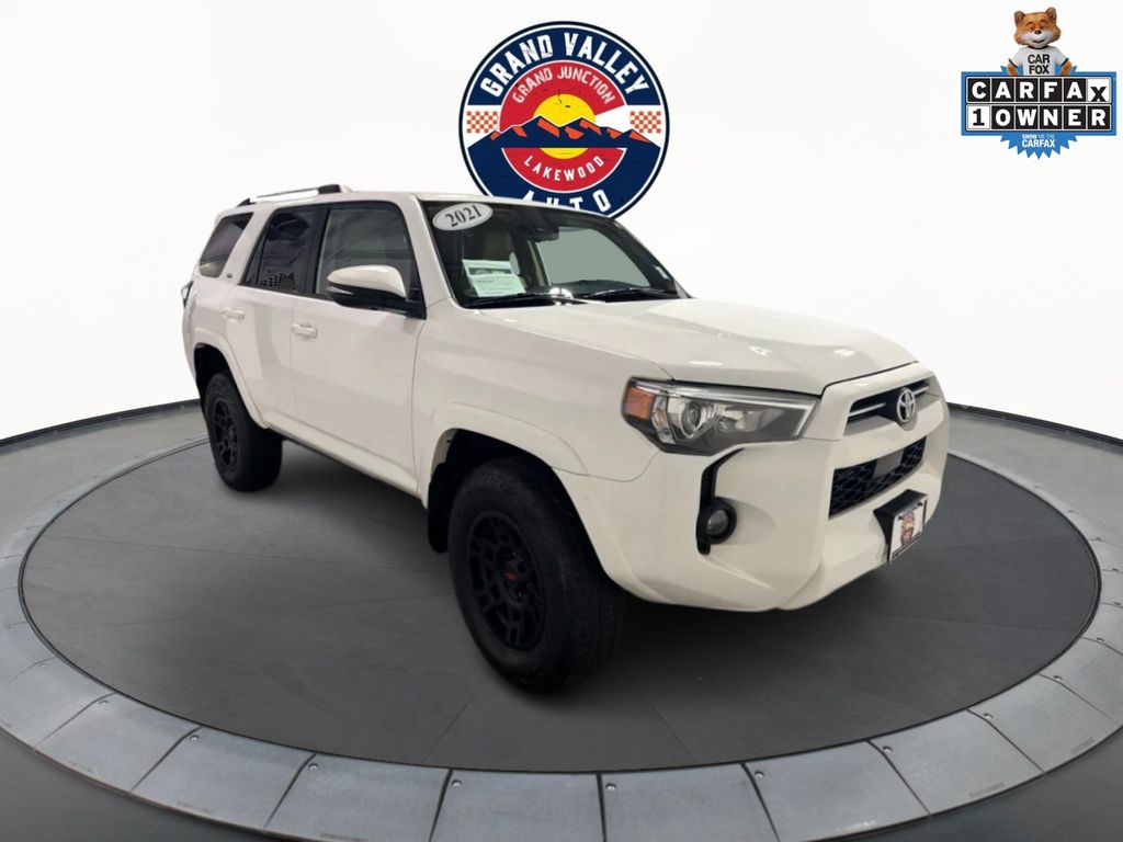 Super White 2021 Toyota 4Runner SUV / Crossover Four-Wheel Drive Automatic