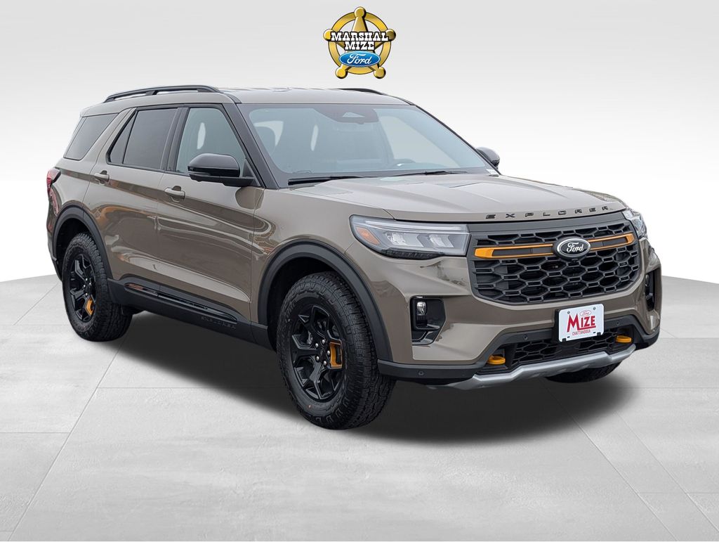 Marsh Gray 2026 Ford Explorer Tremor AWD SUV / Crossover All-Wheel Drive Automatic