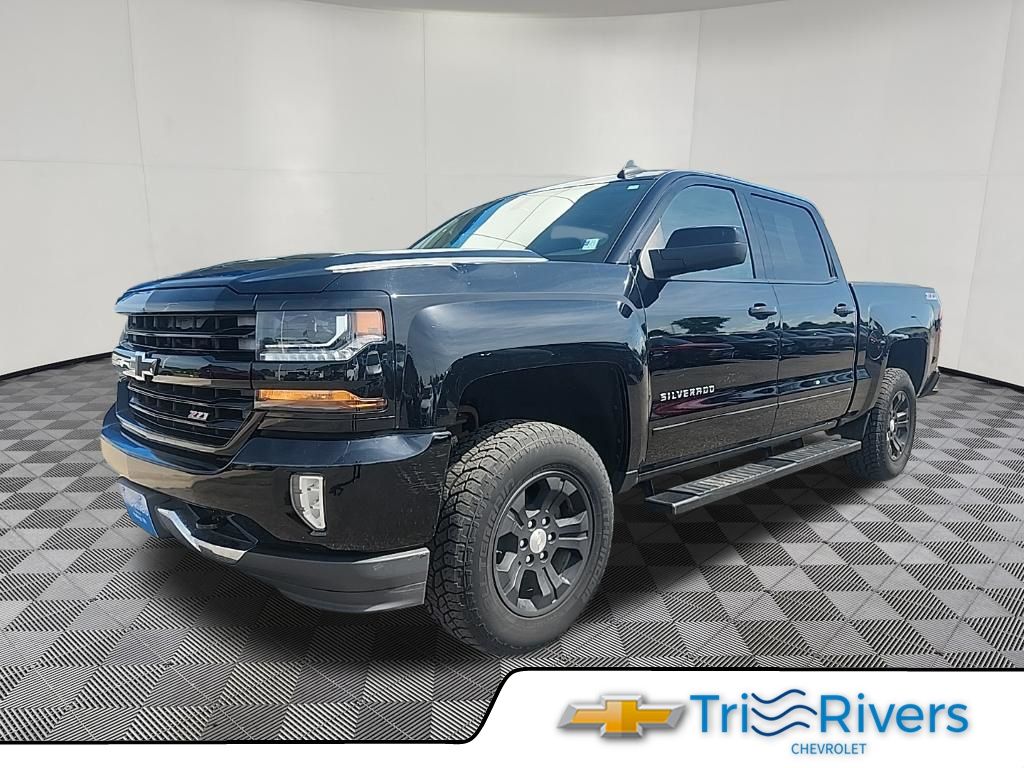 Black 2016 Chevrolet Silverado 1500 Pickup Truck Four-Wheel Drive 6-Speed Automatic Overdrive
