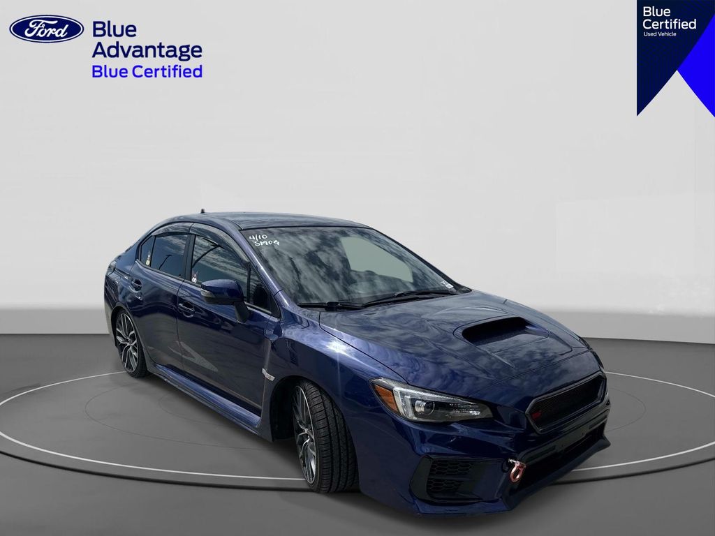 Lapis Blue Pearl 2020 Subaru WRX STI AWD Sedan All-Wheel Drive 6-Speed Manual