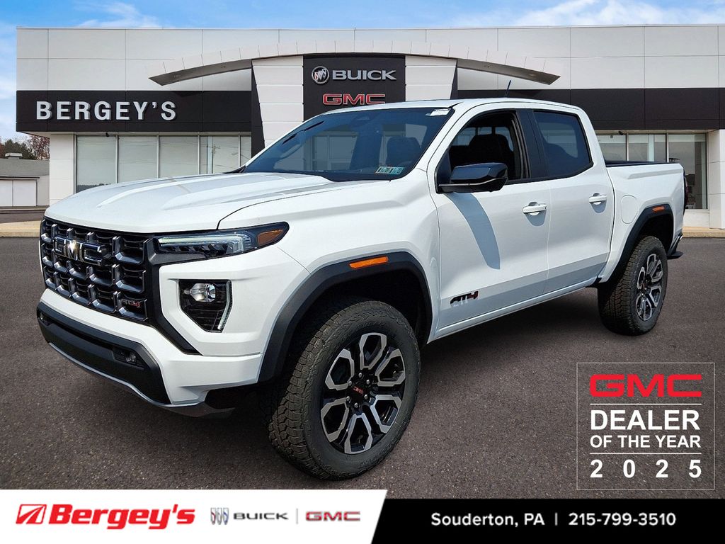 Summit White 2026 GMC Canyon Pickup Truck Four-Wheel Drive 8-Speed Automatic