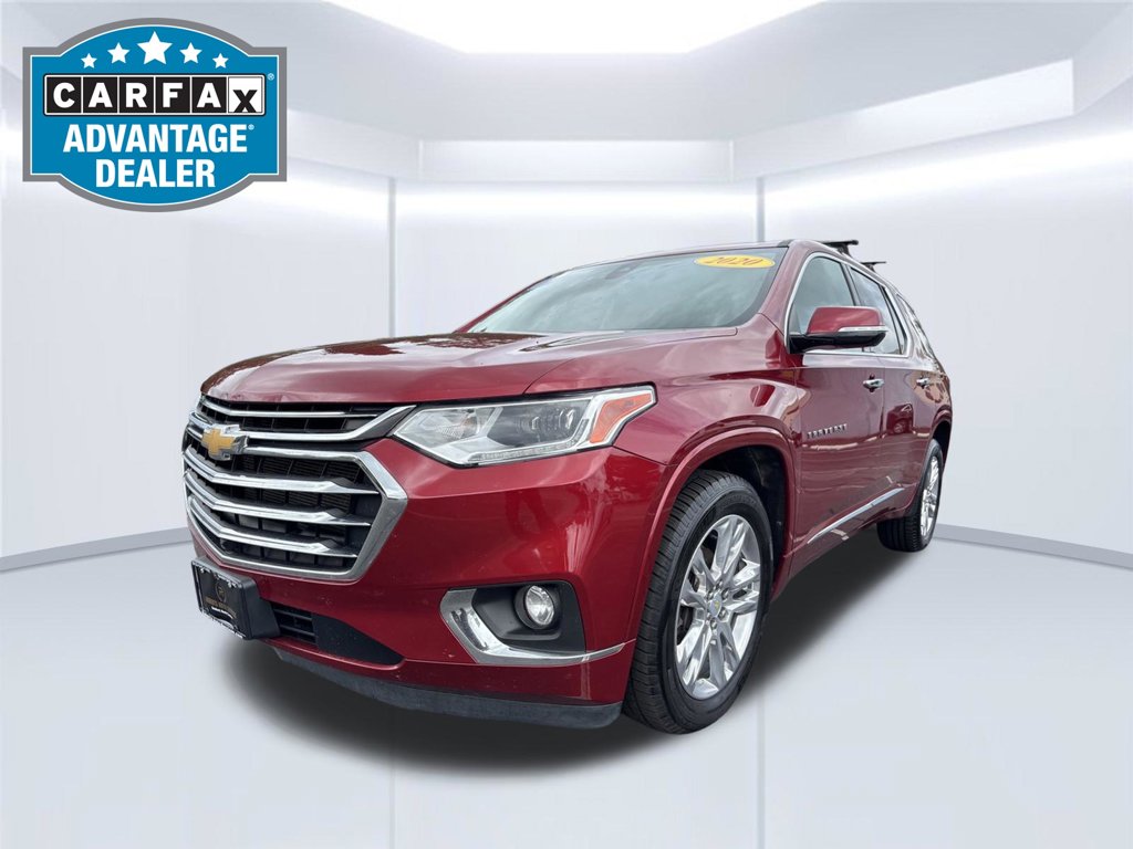 Cajun Red Tintcoat 2020 Chevrolet Traverse SUV / Crossover Four-Wheel Drive 9-Speed Automatic