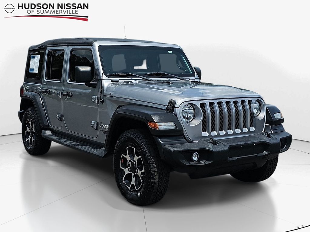 Billet Silver Metallic Clearcoat 2021 Jeep Wrangler SUV / Crossover Four-Wheel Drive 8-Speed Automatic