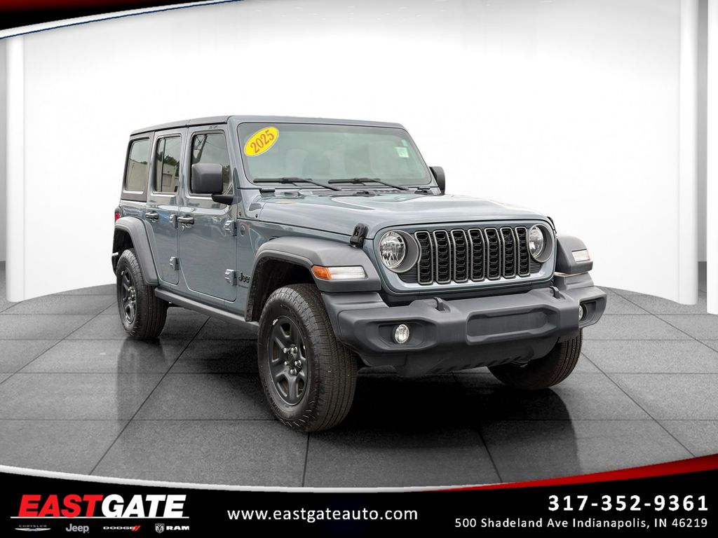Anvil Clear Coat 2025 Jeep Wrangler Sport 4-Door 4WD SUV / Crossover Four-Wheel Drive 8-Speed Automatic