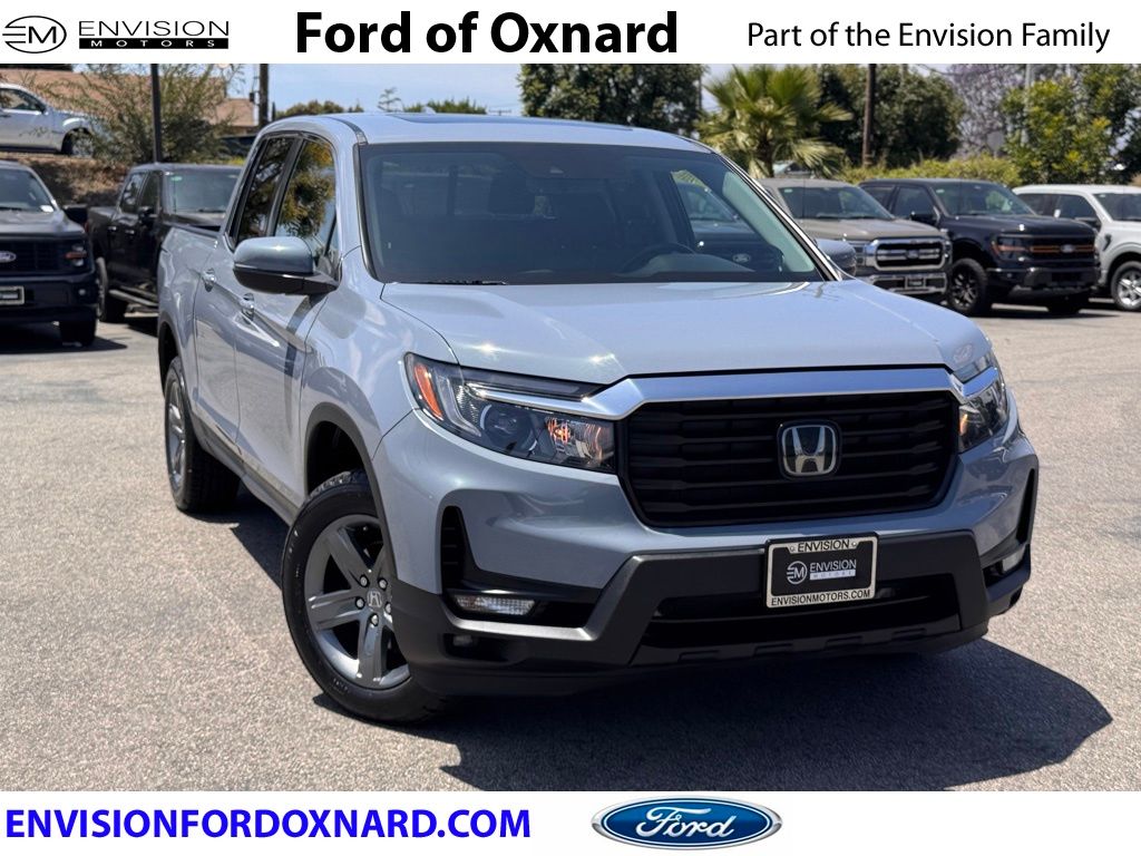 Gray Pearl 2023 Honda Ridgeline RTL AWD Pickup Truck All-Wheel Drive 9-Speed Automatic