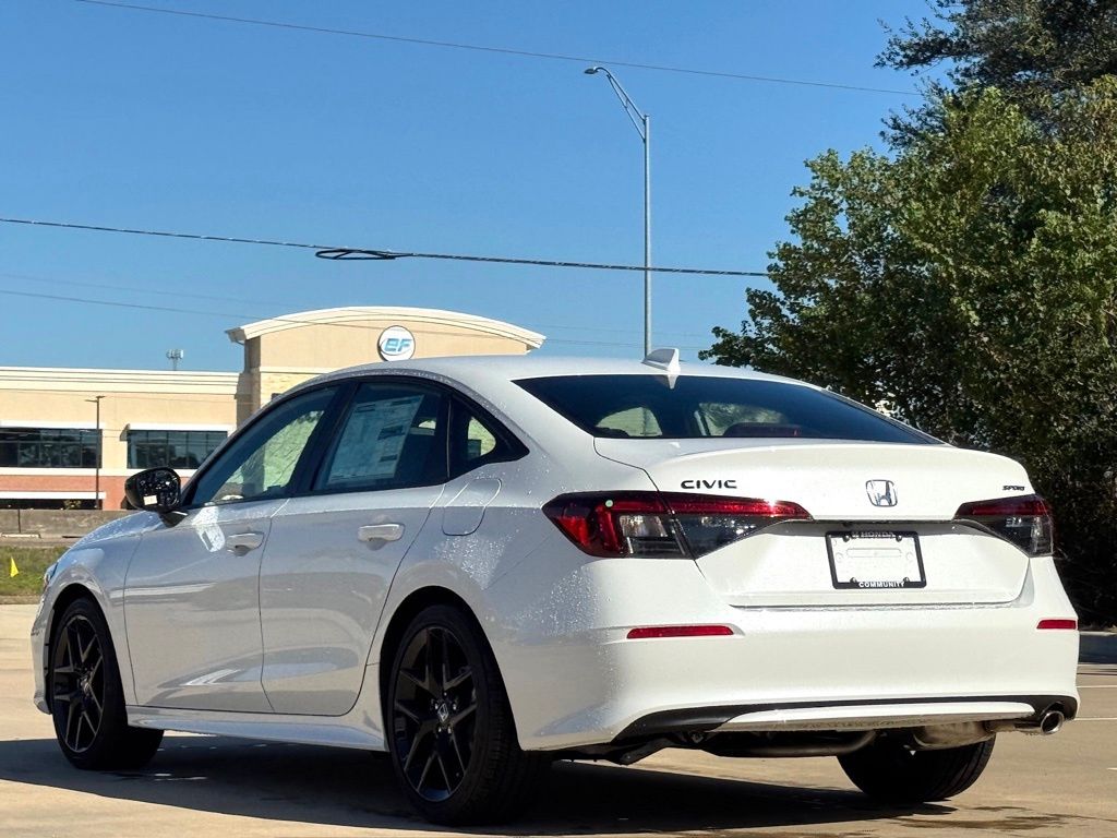 2026 Honda Civic Sport White at Community Honda