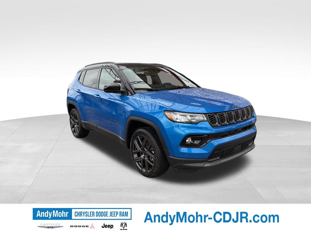 Hydro Blue Pearlcoat 2026 Jeep Compass Limited 4WD SUV / Crossover Four-Wheel Drive 8-Speed Automatic