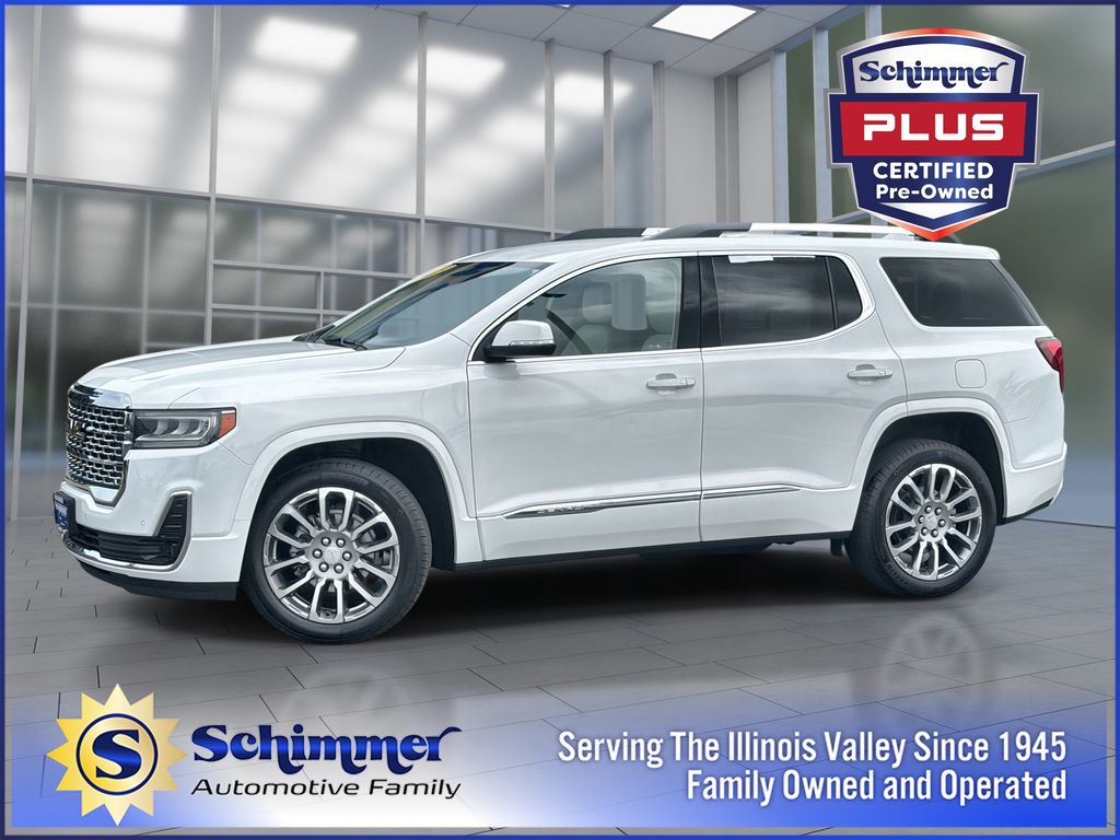 Summit White 2023 GMC Acadia SUV / Crossover Front-Wheel Drive 9-Speed Automatic