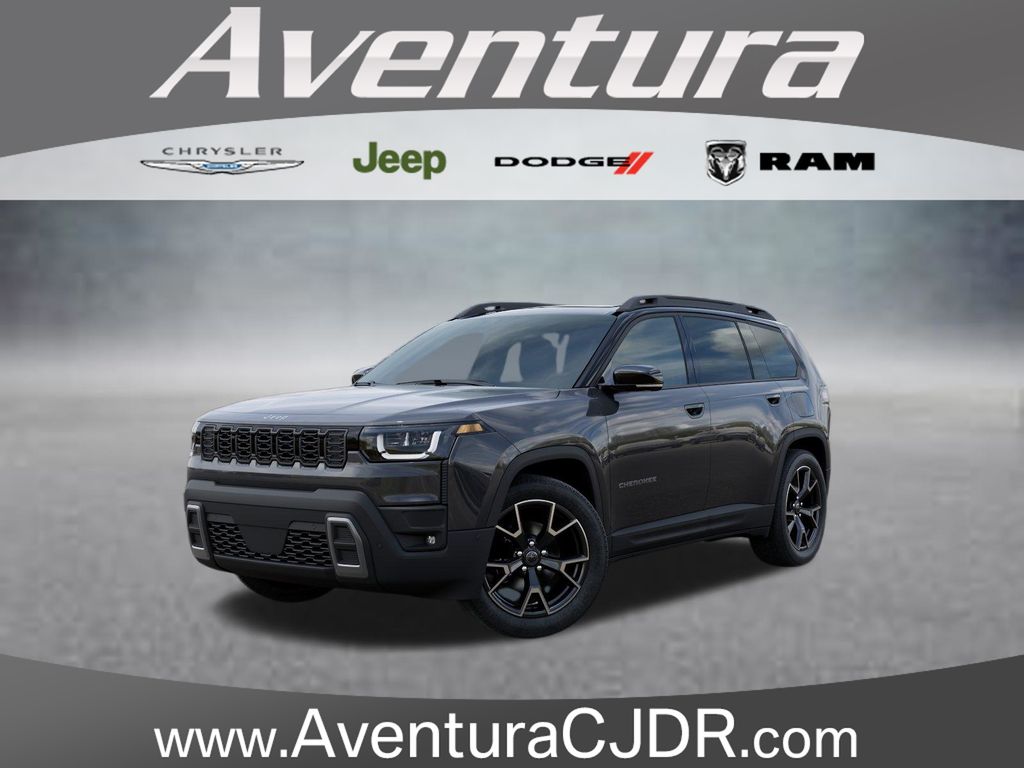 Sting-Gray Clearcoat 2026 Jeep Cherokee SUV / Crossover Four-Wheel Drive Continuously Variable Transmission