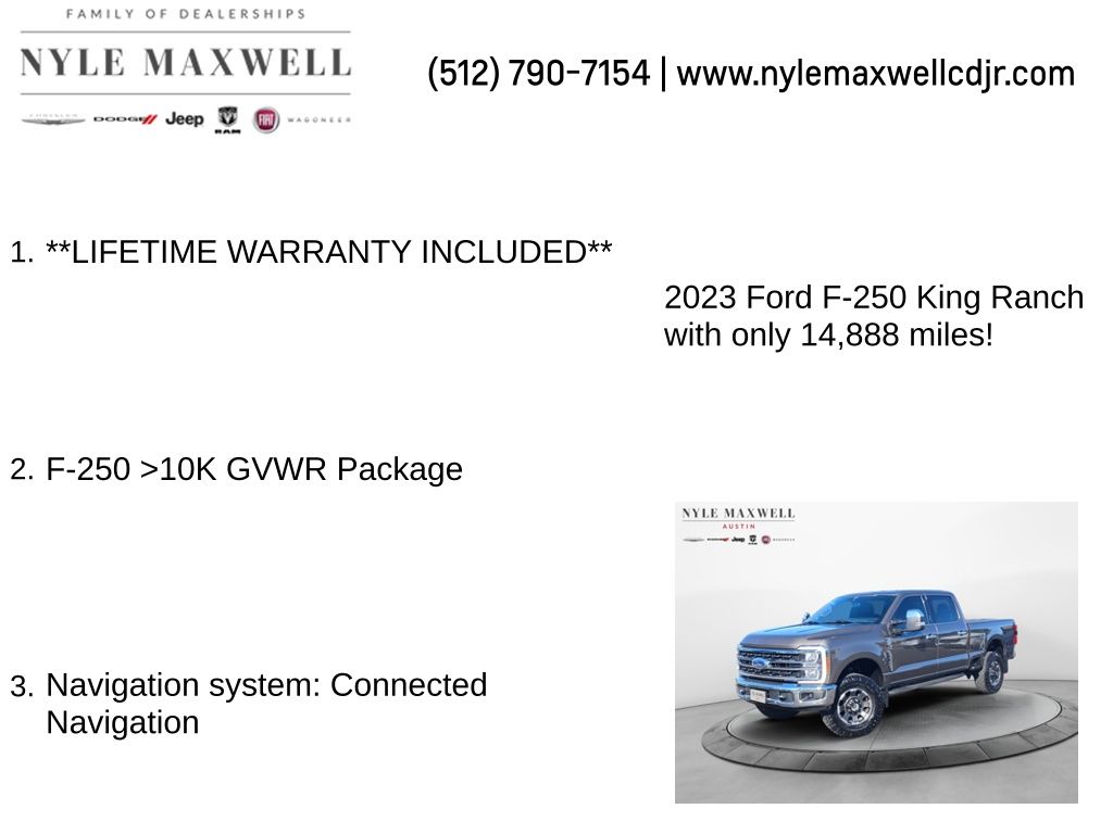 Used Car 2023 Ford F-250sd  King Ranch For Sale Under $70,000 In Austin, Texas