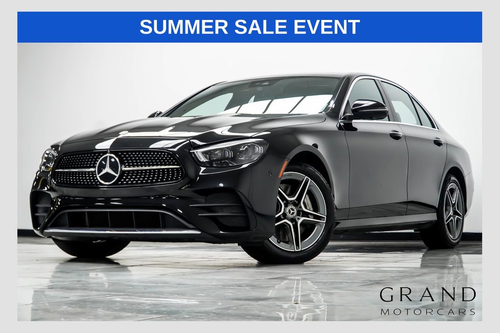 Black 2022 Mercedes-Benz E-Class Sedan All-Wheel Drive 9-Speed Automatic