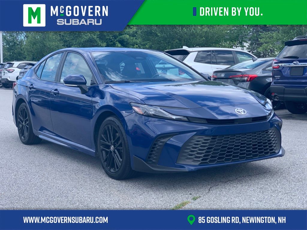 Reservoir Blue 2025 Toyota Camry Sedan Front-Wheel Drive Continuously Variable Transmission