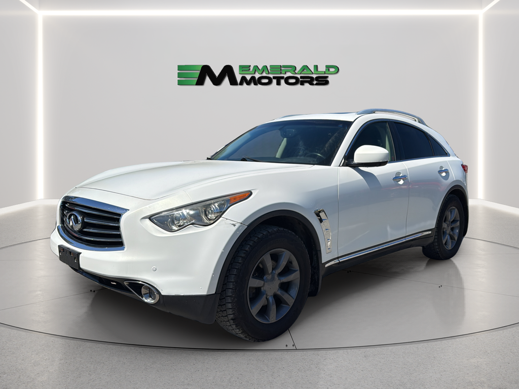Moonlight White 2012 INFINITI FX35 AWD SUV / Crossover All-Wheel Drive 7-Speed Automatic