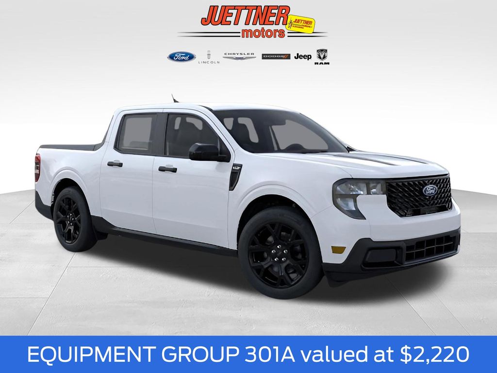 Oxford White 2026 Ford Maverick XLT SuperCrew AWD Pickup Truck All-Wheel Drive Continuously Variable Transmission