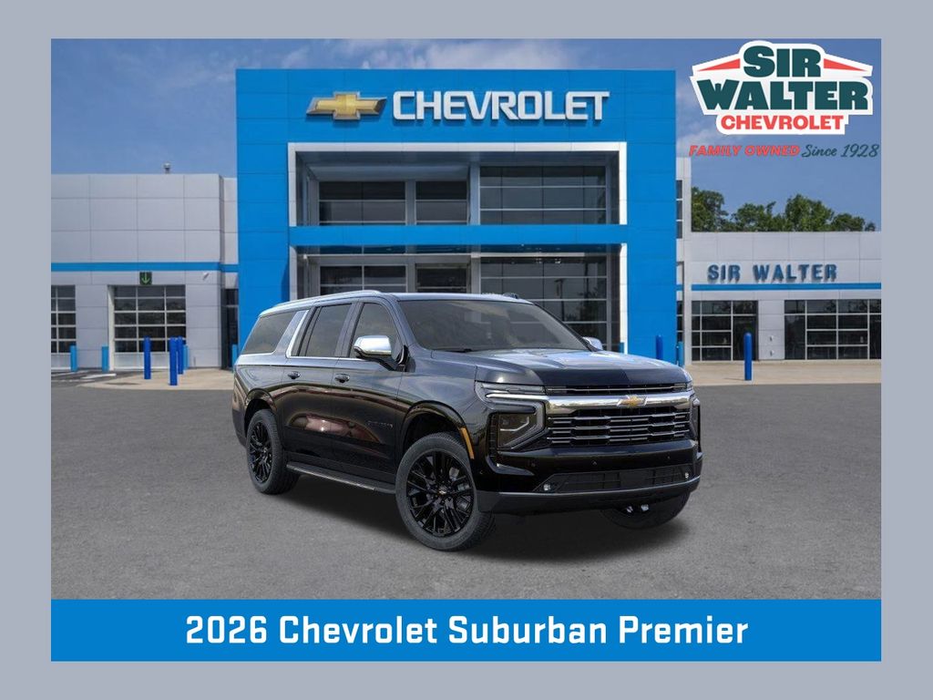 Black 2026 Chevrolet Suburban Premier 4WD SUV / Crossover Four-Wheel Drive Automatic