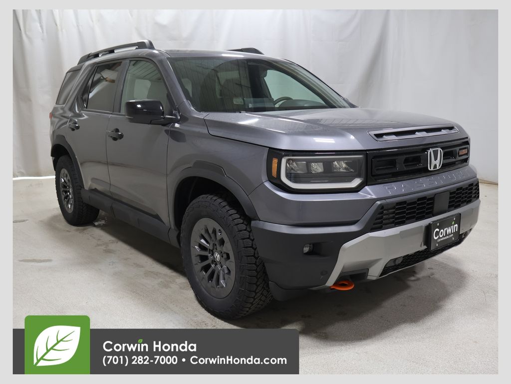 Gray (Modern Steel Metallic) 2026 Honda Passport SUV / Crossover All-Wheel Drive Automatic
