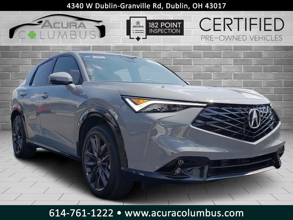 Urban Gray Pearl 2025 Acura ADX SUV / Crossover All-Wheel Drive Continuously Variable Transmission