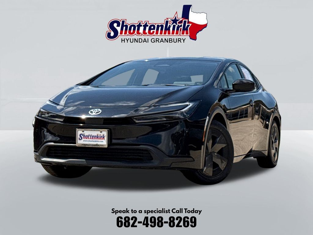 Midnight Black Metallic 2024 Toyota Prius LE FWD Hatchback Front-Wheel Drive Continuously Variable Transmission