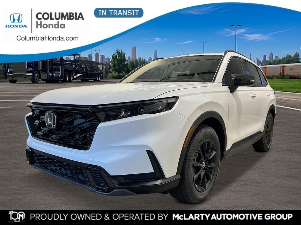 Platinum White Pearl 2026 Honda CR-V Hybrid SUV / Crossover All-Wheel Drive Continuously Variable Transmission