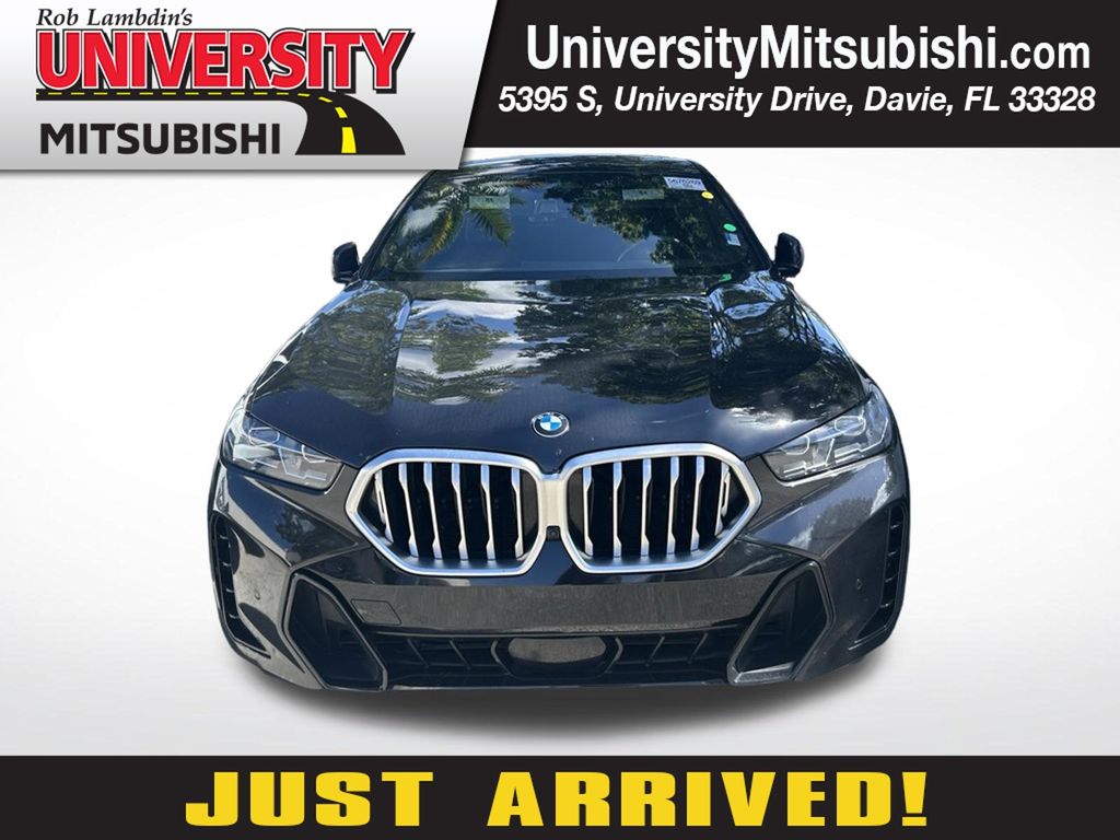 Black Sapphire Metallic 2025 BMW X6 SUV / Crossover All-Wheel Drive 8-Speed Automatic