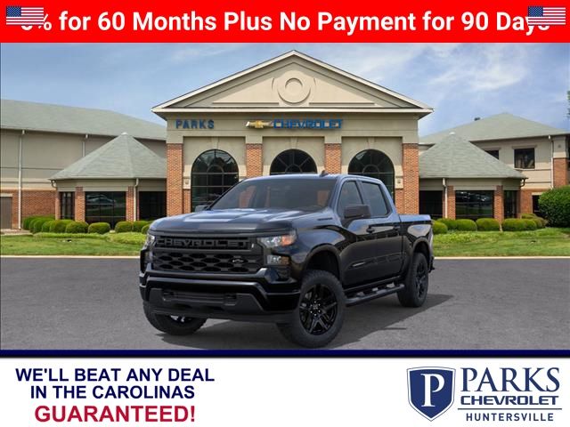 Black 2026 Chevrolet Silverado 1500 Pickup Truck Four-Wheel Drive 8-Speed Automatic