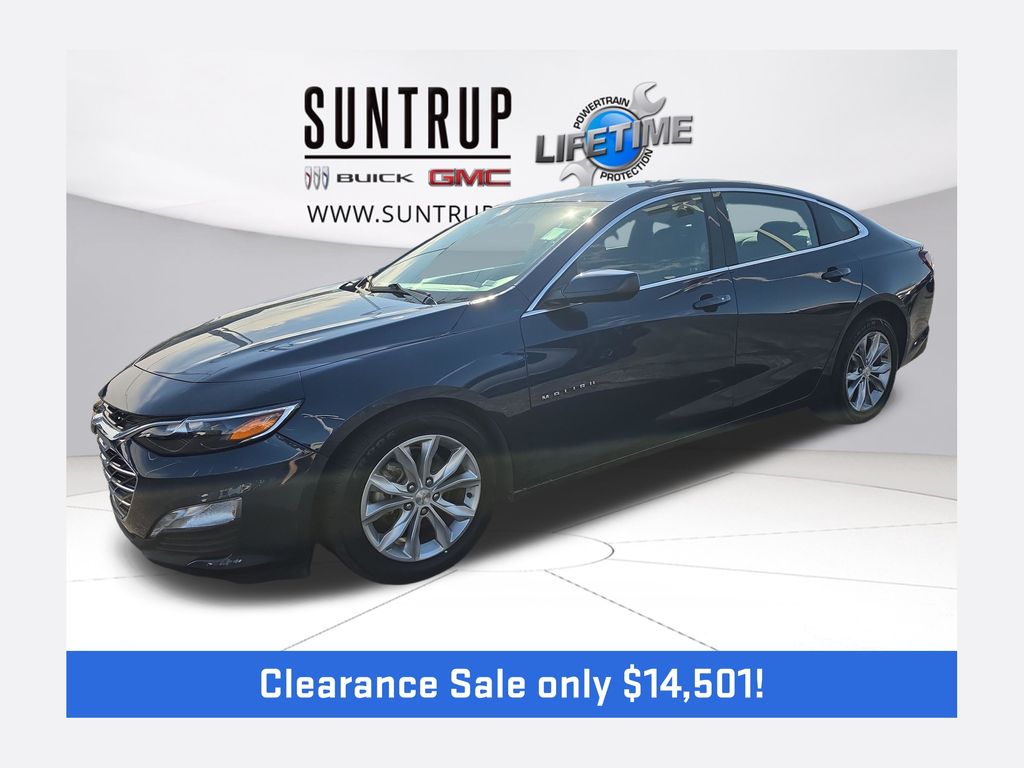 Northsky Blue Metallic 2022 Chevrolet Malibu Sedan Front-Wheel Drive Continuously Variable Transmission