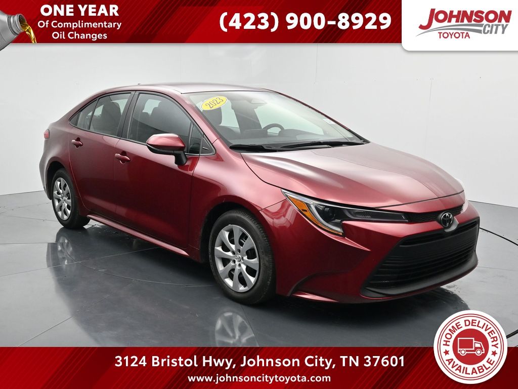 Red (Ruby Flare Pearl) 2023 Toyota Corolla Sedan Front-Wheel Drive Continuously Variable Transmission