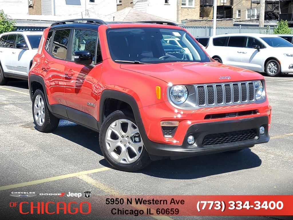 Colorado Red Clearcoat 2023 Jeep Renegade Limited 4WD SUV / Crossover Four-Wheel Drive 9-Speed Automatic