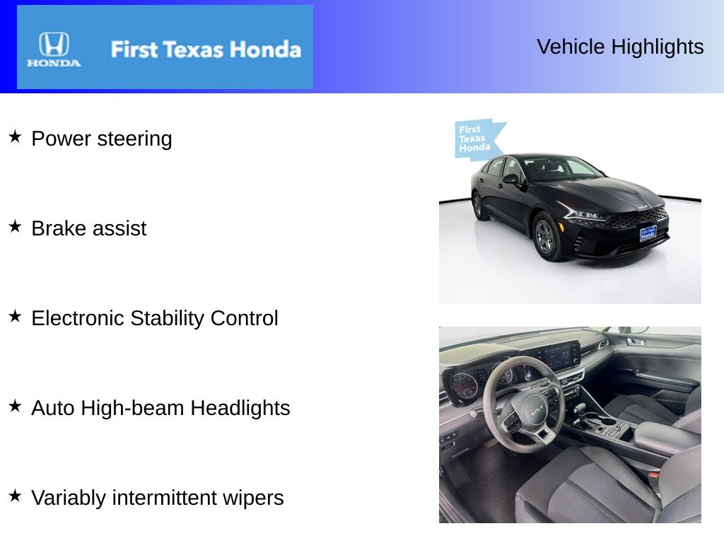 Used Car 2022 Kia K5  Lxs For Sale Under $20,000 In Austin, Texas