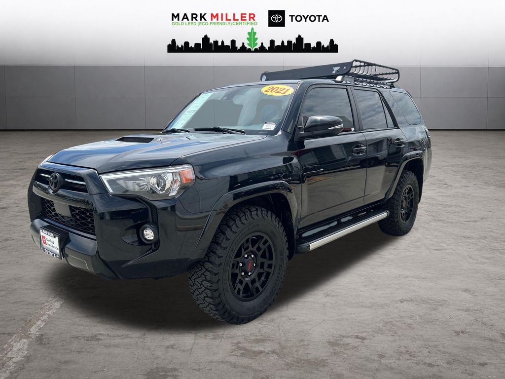 Midnight Black Metallic 2021 Toyota 4Runner SUV / Crossover Four-Wheel Drive Automatic
