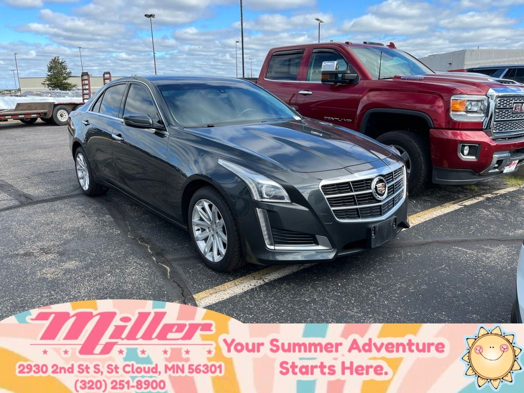 Phantom Gray Metallic 2014 Cadillac CTS Sedan All-Wheel Drive 6-Speed Automatic