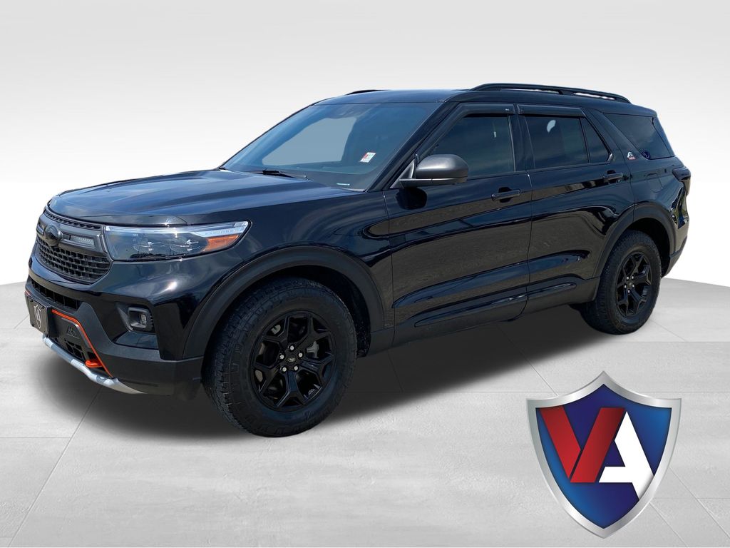 Agate Black Metallic 2022 Ford Explorer SUV / Crossover All-Wheel Drive Automatic