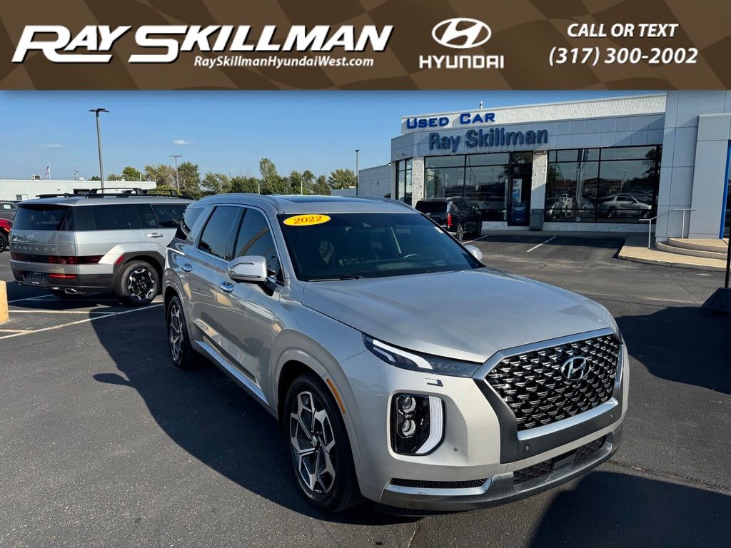 Silver 2022 Hyundai Palisade SUV / Crossover All-Wheel Drive 8-Speed Automatic