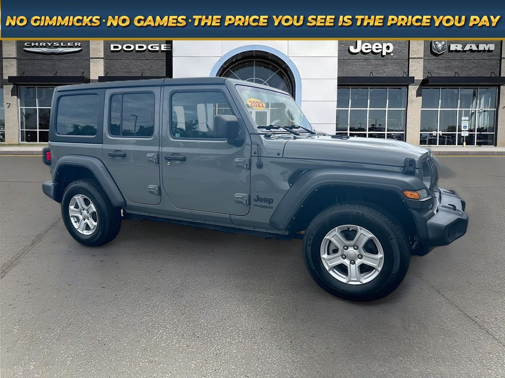 Sting-Gray Clearcoat 2022 Jeep Wrangler SUV / Crossover Four-Wheel Drive 8-Speed Automatic