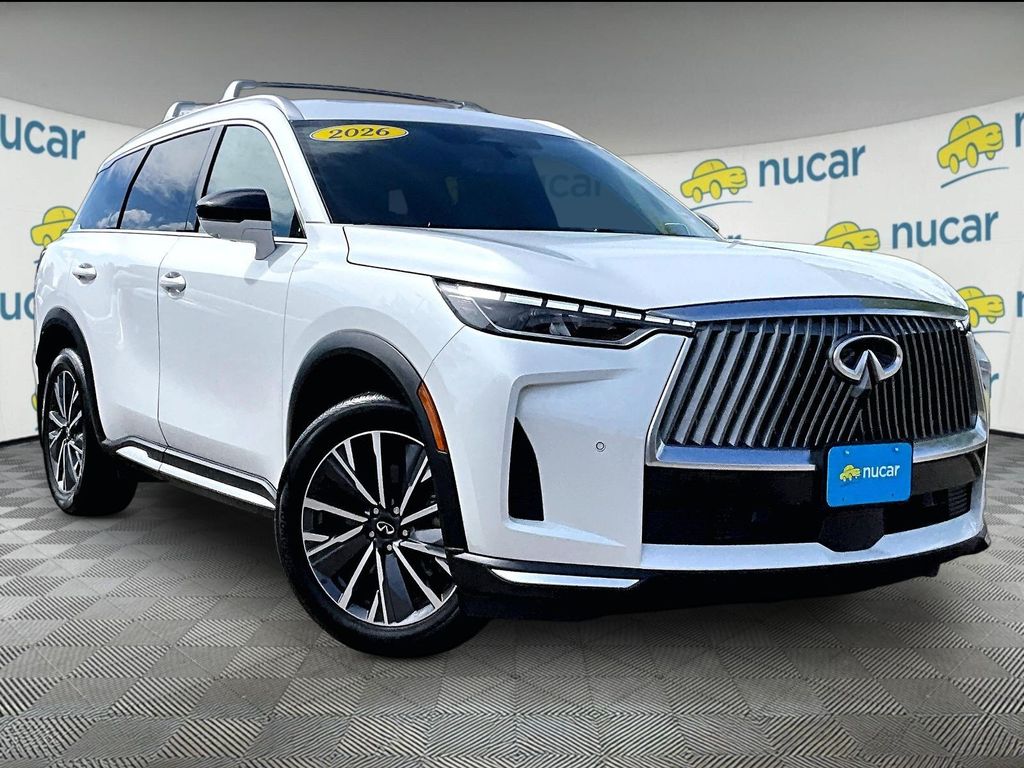 Radiant White 2026 INFINITI QX60 SUV / Crossover All-Wheel Drive 9-Speed Automatic