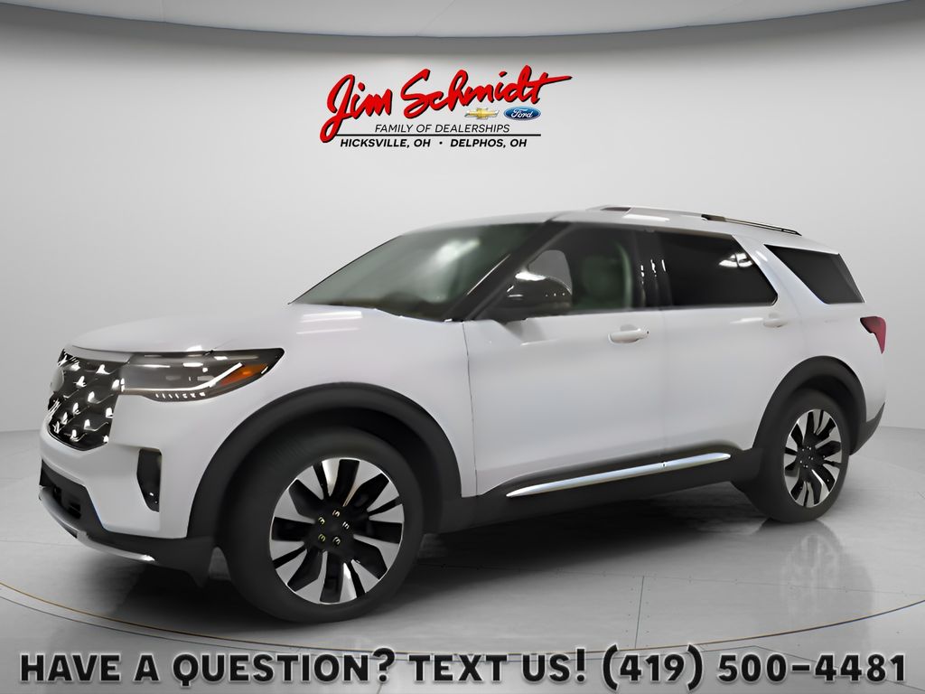 Space White Metallic 2026 Ford Explorer SUV / Crossover All-Wheel Drive Automatic