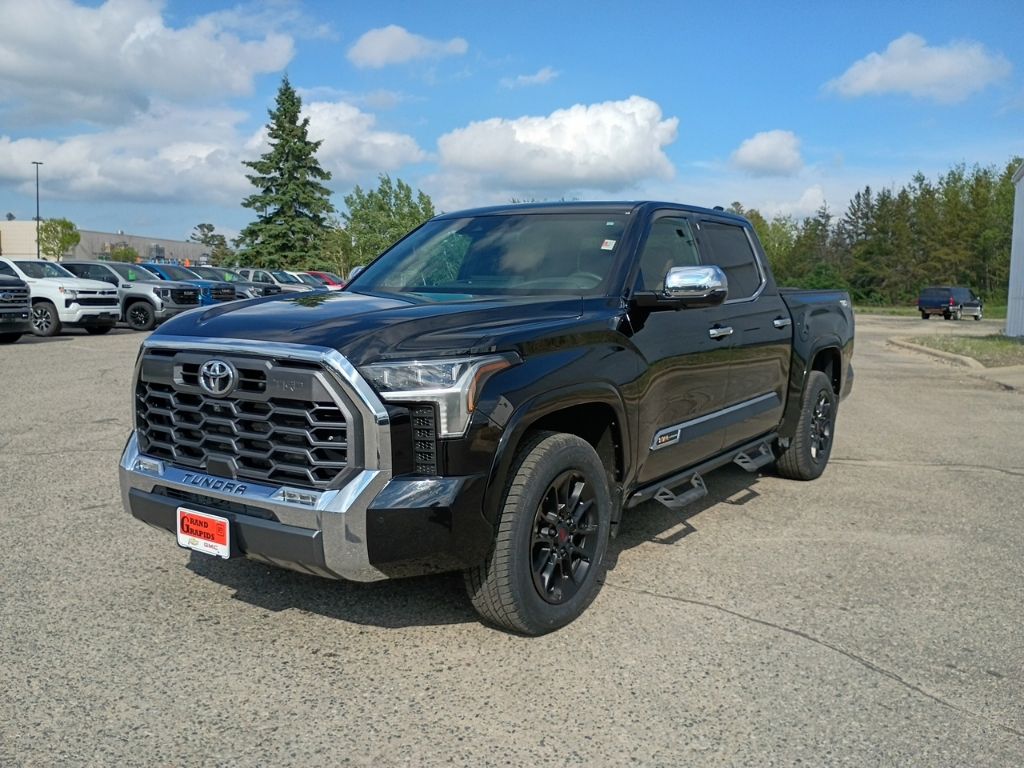 Midnight Black Metallic 2025 Toyota Tundra Pickup Truck Four-Wheel Drive Automatic