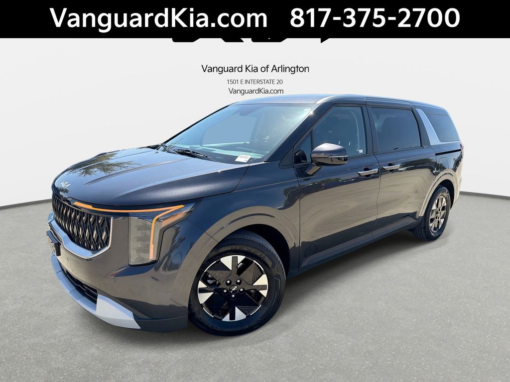 Gray 2026 Kia Carnival Hybrid Minivan Front-Wheel Drive 6-Speed Automatic