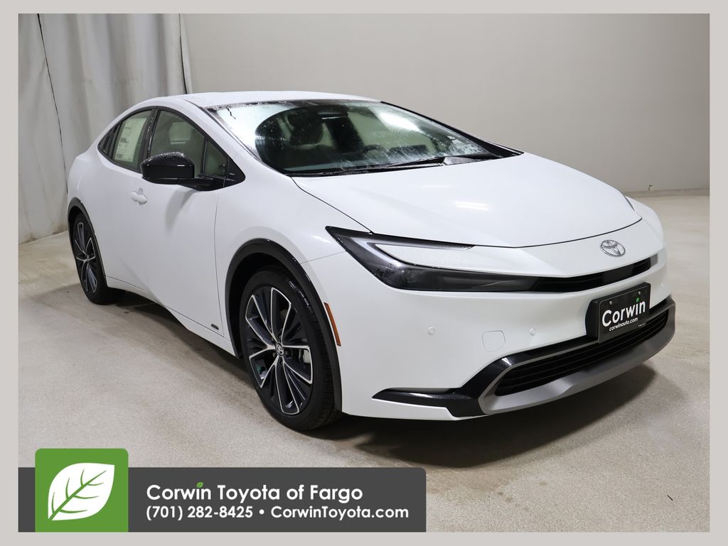 White (Wind Chill Pearl) 2026 Toyota Prius Hatchback All-Wheel Drive Continuously Variable Transmission