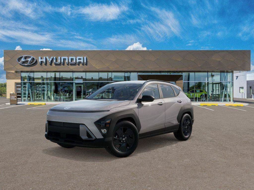 Cyber Gray Metallic 2026 Hyundai Kona SUV / Crossover Front-Wheel Drive Continuously Variable Transmission