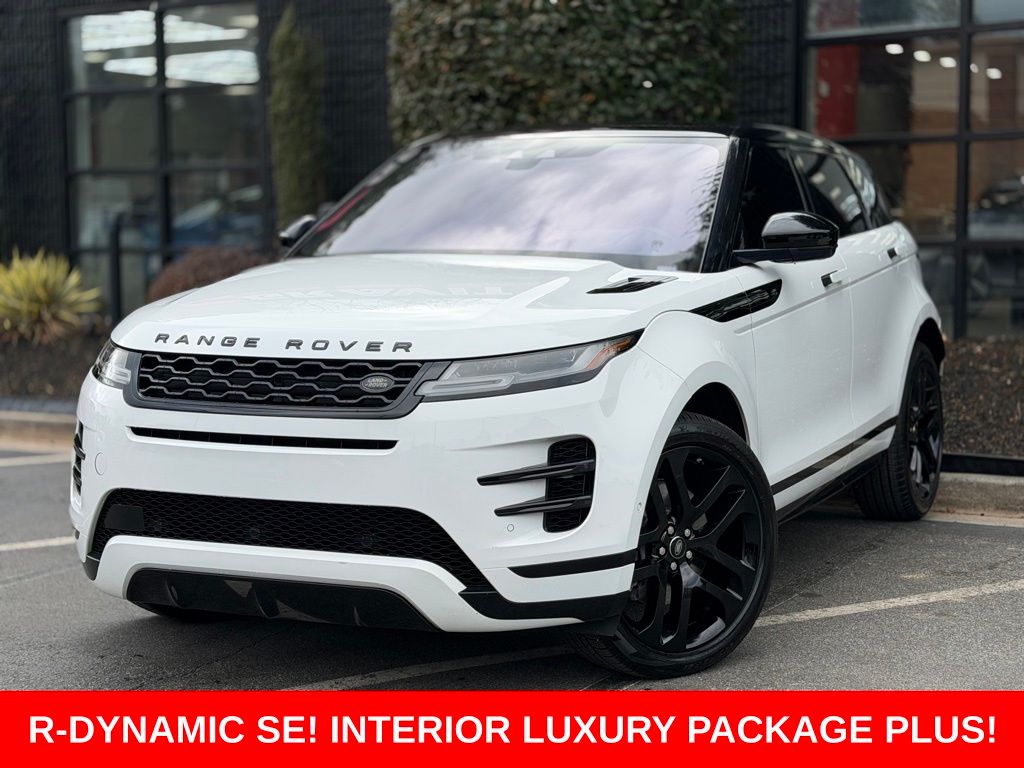 White 2020 Land Rover Range Rover Evoque SUV / Crossover All-Wheel Drive 9-Speed Automatic