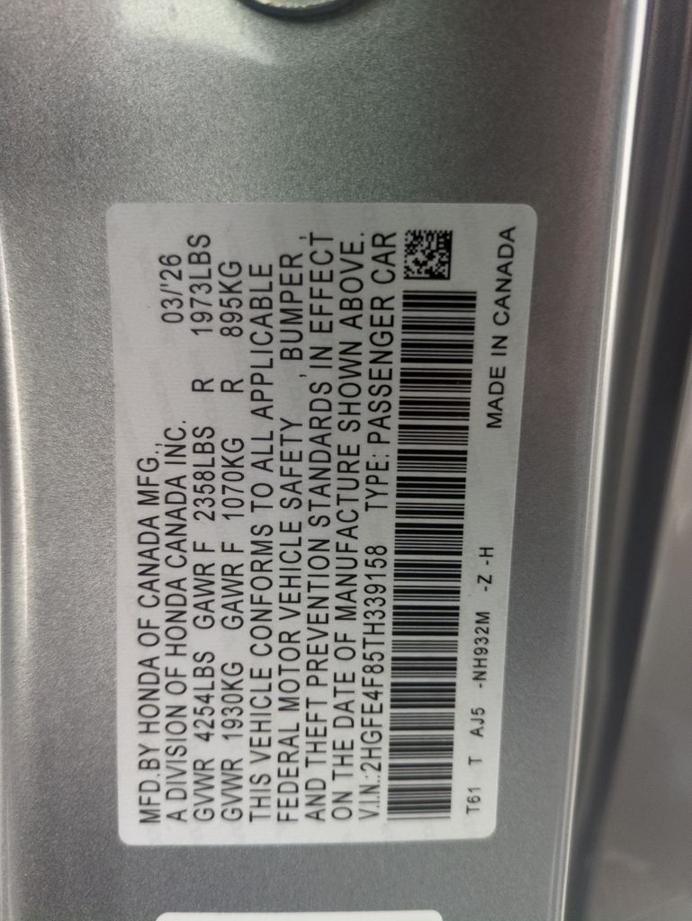 New 2026 Honda Civic Hybrid For Sale in Fort Wayne, IN