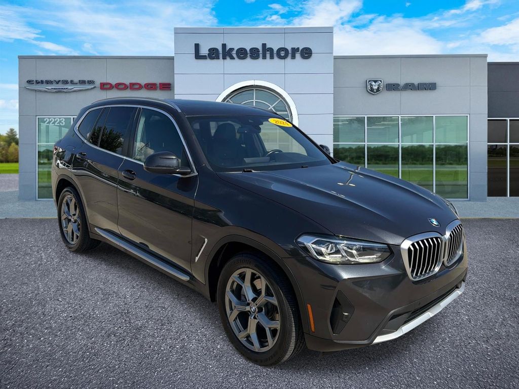 Gray (Dark Graphite) 2024 BMW X3 SUV / Crossover Rear-Wheel Drive 8-Speed Automatic