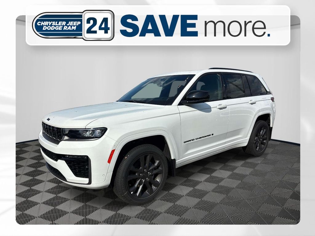 Bright White Clearcoat 2026 Jeep Grand Cherokee SUV / Crossover Four-Wheel Drive 8-Speed Automatic