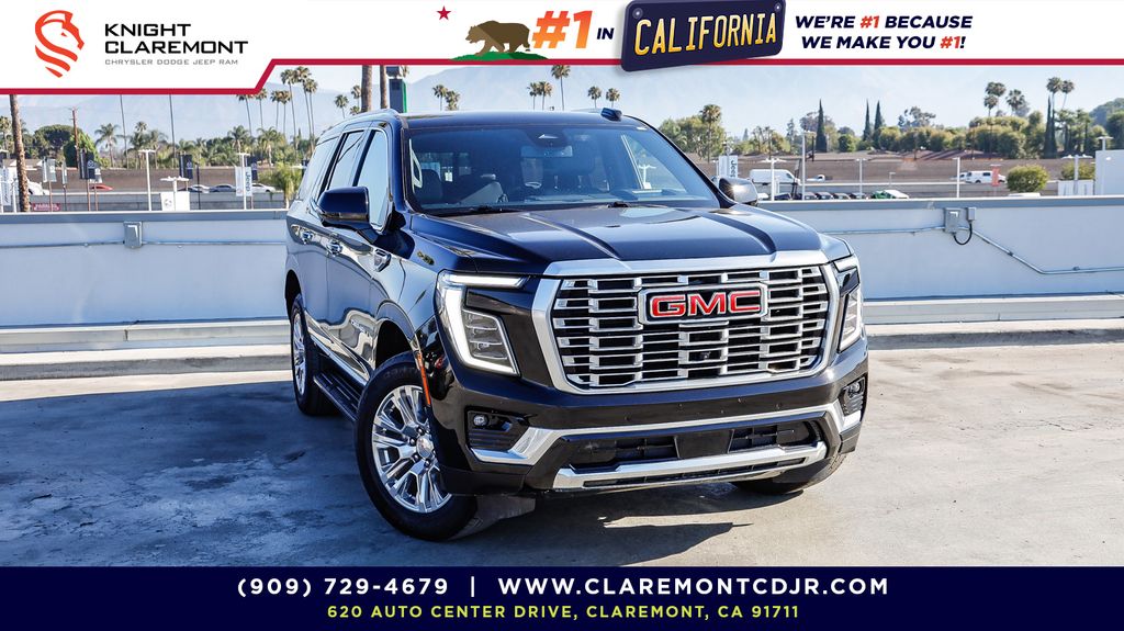 Onyx Black 2025 GMC Yukon Denali 4WD SUV / Crossover Four-Wheel Drive
