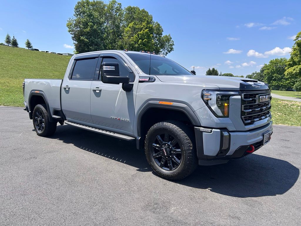 Thunderstorm Gray 2024 GMC Sierra 2500HD Pickup Truck Four-Wheel Drive Automatic